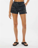 Independent Trading Co. PRM20SRT Women's Lightweight California Wave Wash Fleece Shorts | Wholesale Women's Shorts