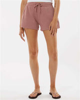 Independent Trading Co. Women’s Lightweight California Wave Wash Fleece Shorts - Independent Trading Co. PRM20SRT