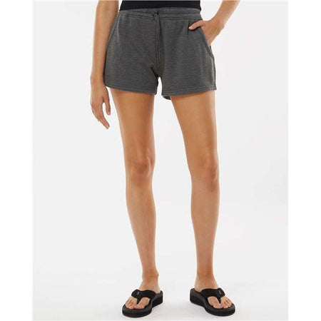 Independent Trading Co. Women’s Lightweight California Wave Wash Fleece Shorts - Independent Trading Co. PRM20SRT Independent Trading Co. Shadow XS