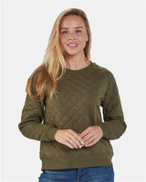 Boxercraft Women's Quilted Crewneck Pullover - Boxercraft R08