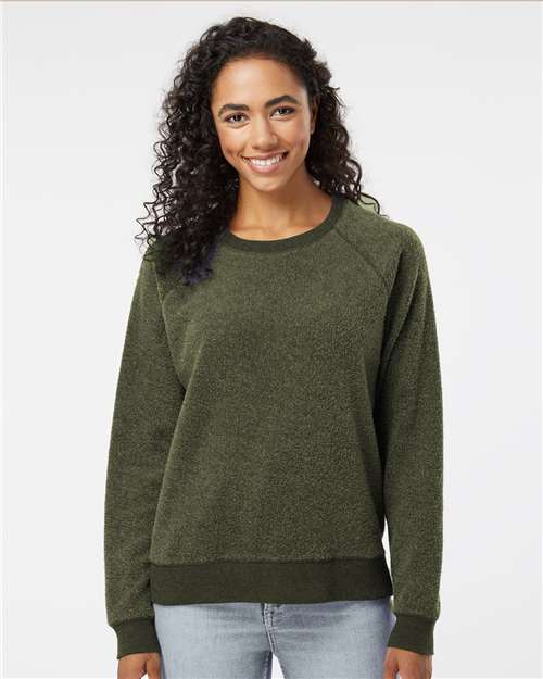 Boxercraft Women's Fleece Out Crewneck Pullover - Boxercraft K01