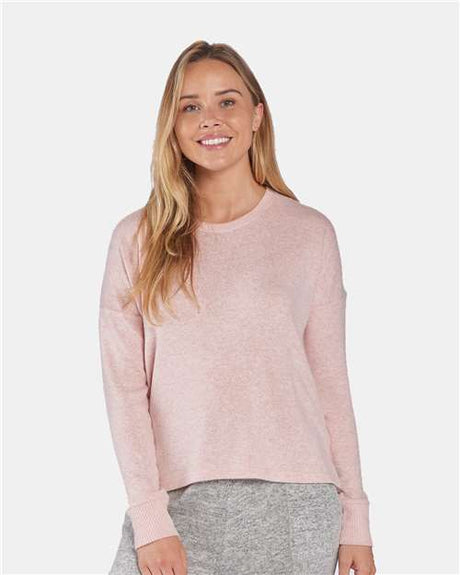 Boxercraft Women's Cuddle Fleece Boxy Crewneck Pullover - Boxercraft L06