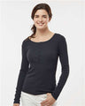 Boxercraft Women's Harper Long Sleeve Henley - Boxercraft BW2402