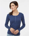 Boxercraft Women's Harper Long Sleeve Henley - Boxercraft BW2402