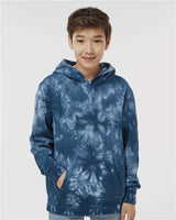 Independent Trading Co. PRM1500TD Youth Midweight Tie-Dyed Hooded Sweatshirt | Wholesale Youth Tie-Dye Hoodie
