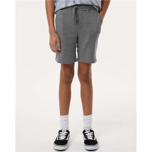 Independent Trading Co. Youth Lightweight Special Blend Fleece Shorts - Independent Trading Co. PRM16SRT Independent Trading Co. Nickel S