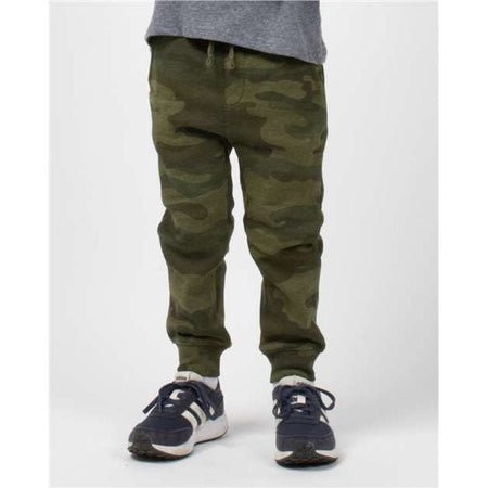 Independent Trading Co. Toddler Lightweight Special Blend Sweatpants - Independent Trading Co. PRM11PNT Independent Trading Co. Forest Camo Heather 2T