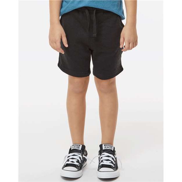 Independent Trading Co. Toddler Lightweight Special Blend Fleece Shorts - Independent Trading Co. PRM11SRT Independent Trading Co. Black 2T