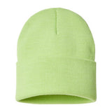 Atlantis Headwear Sustainable Beanie - Atlantis Headwear PURE Atlantis Headwear Acid Green One Size