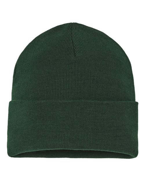 Atlantis Headwear Sustainable Beanie - Atlantis Headwear PURE Atlantis Headwear Bottle Green One Size