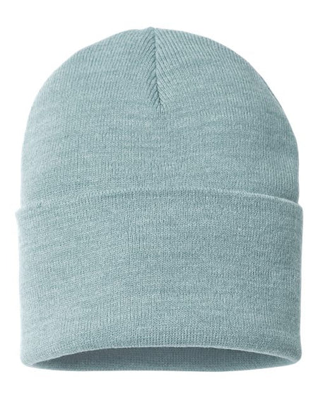 Atlantis Headwear Sustainable Beanie - Atlantis Headwear PURE Atlantis Headwear Light Blue One Size