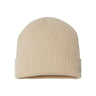 Atlantis Headwear Sustainable Rib Cuffed Beanie - Atlantis Headwear RIO Atlantis Headwear Light Beige One Size