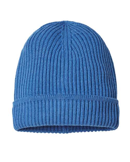 Atlantis Headwear Sustainable Finish Edge Cuffed Beanie - Atlantis Headwear MAPLE Atlantis Headwear Royal One Size