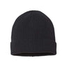 Atlantis Headwear Sustainable Fine Rib Cuffed Beanie - Atlantis Headwear ANDY Atlantis Headwear Black One Size