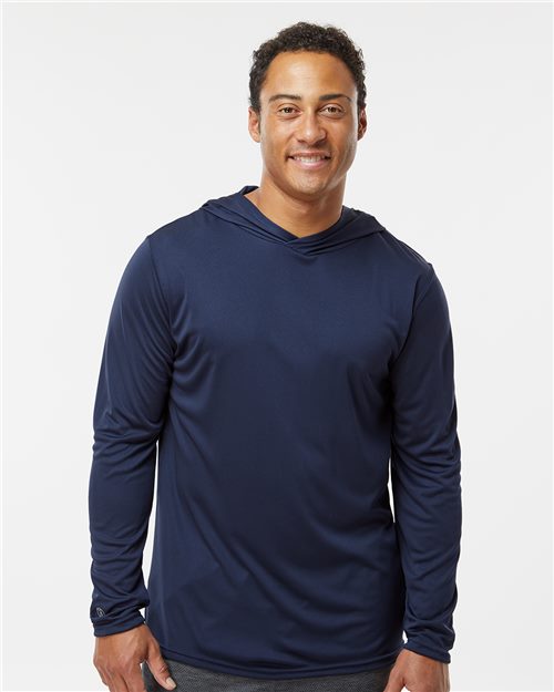 Holloway Men's Momentum Hooded Long Sleeve T-Shirt - Holloway 222830