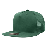 Decky 5 Panel High Profile Structured Cotton Blend Trucker | Decky 1040
