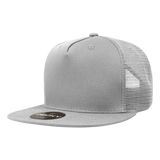 Decky 5 Panel High Profile Structured Cotton Blend Trucker | Decky 1040