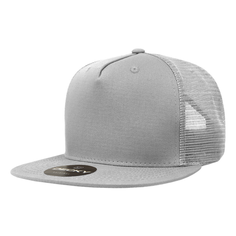 Decky 5 Panel High Profile Structured Cotton Blend Trucker | Decky 1040