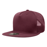 Decky 5 Panel High Profile Structured Cotton Blend Trucker | Decky 1040