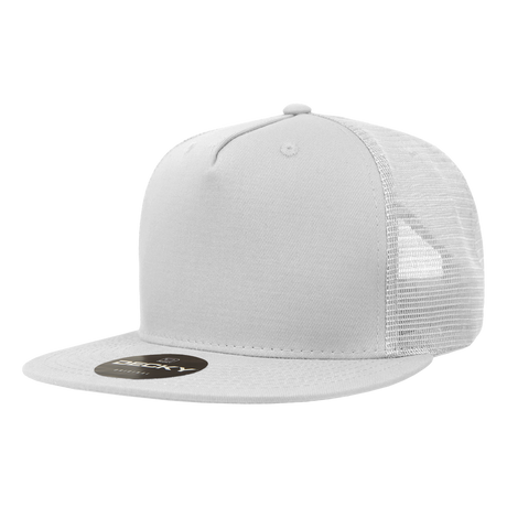 Decky 5 Panel High Profile Structured Cotton Blend Trucker | Decky 1040