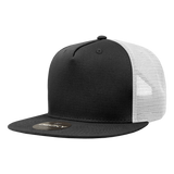 Decky 5 Panel High Profile Structured Cotton Blend Trucker | Decky 1040
