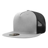 Decky 5 Panel High Profile Structured Cotton Blend Trucker | Decky 1040