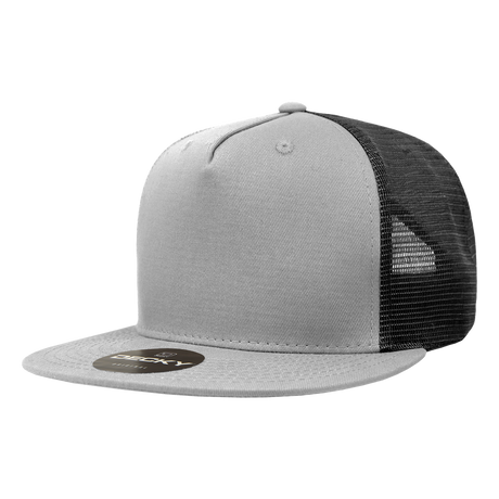 Decky 5 Panel High Profile Structured Cotton Blend Trucker | Decky 1040