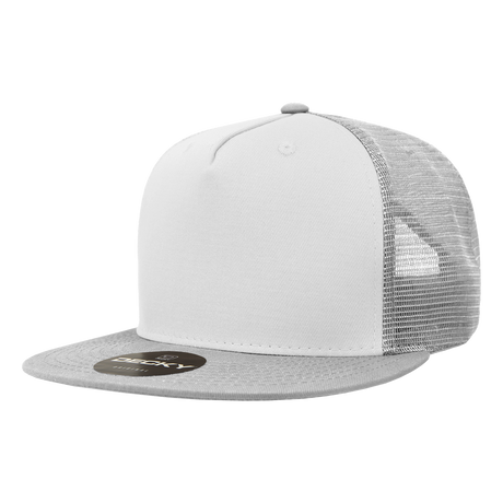 Decky 5 Panel High Profile Structured Cotton Blend Trucker | Decky 1040