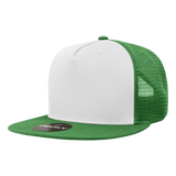 Decky 5 Panel High Profile Structured Cotton Blend Trucker | Decky 1040