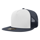 Decky 5 Panel High Profile Structured Cotton Blend Trucker | Decky 1040