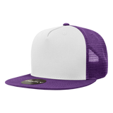 Decky 5 Panel High Profile Structured Cotton Blend Trucker | Decky 1040