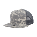 Decky 5 Panel High Profile Structured Cotton Blend Trucker | Decky 1040