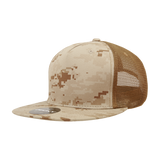 Decky 5 Panel High Profile Structured Cotton Blend Trucker | Decky 1040