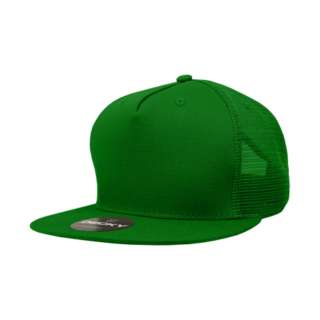 Decky 5 Panel High Profile Structured Cotton Blend Trucker | Decky 1040