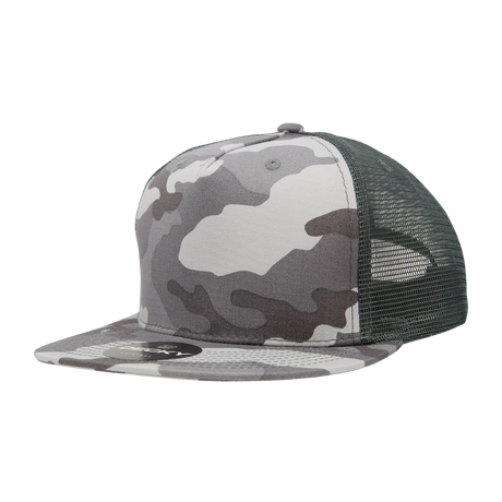Decky 5 Panel High Profile Structured Cotton Blend Trucker | Decky 1040