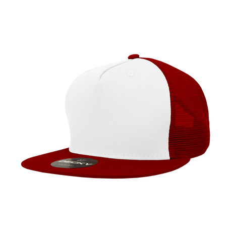 Decky 5 Panel High Profile Structured Cotton Blend Trucker | Decky 1040