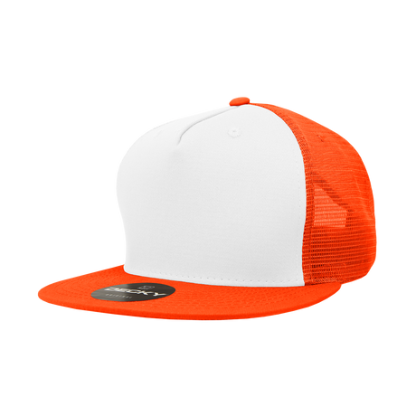 Decky 5 Panel High Profile Structured Cotton Blend Trucker | Decky 1040