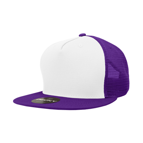 Decky 5 Panel High Profile Structured Cotton Blend Trucker | Decky 1040