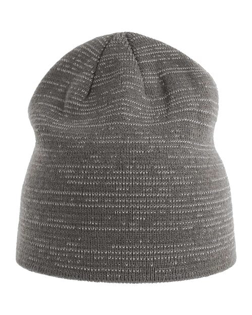 Atlantis Headwear Sustainable Reflective Beanie - Atlantis Headwear SHINE