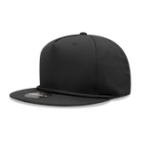 Decky 5 Panel High Profile Structured Cotton Blend Rope Hat | Decky 1041