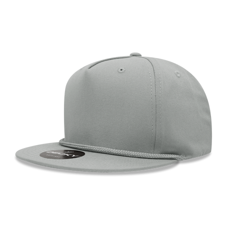 Decky 5 Panel High Profile Structured Cotton Blend Rope Hat | Decky 1041