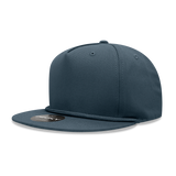 Decky 5 Panel High Profile Structured Cotton Blend Rope Hat | Decky 1041