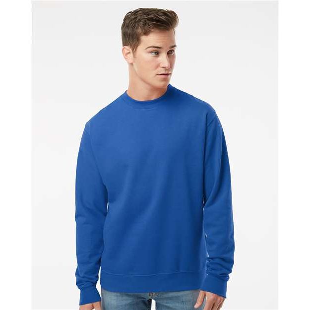 Independent Trading Co. Midweight Crewneck Sweatshirt - Royal - Independent Trading Co. SS3000 Independent Trading Co. Royal XS