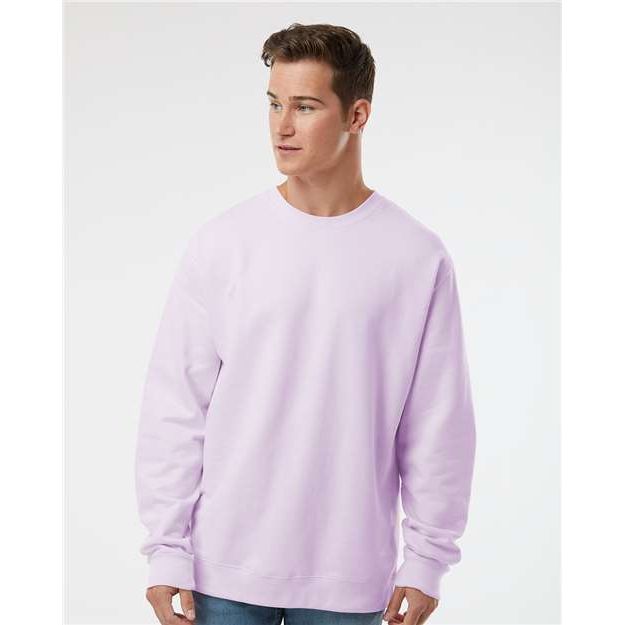 Independent Trading Co. Midweight Crewneck Sweatshirt - Lavender - Independent Trading Co. SS3000 Independent Trading Co. Lavender XS