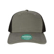 LEGACY Five-Panel Trucker Cap - LEGACY ROADIE LEGACY Charcoal Slub/ Black Adjustable