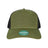 LEGACY Five-Panel Trucker Cap - LEGACY ROADIE LEGACY Olive Slub/ Black Adjustable