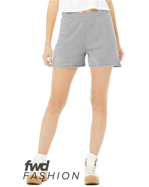 Bella + Canvas 3797 Women's FWD Fashion Cutoff Fleece Shorts