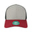 LEGACY Mid-Pro Snapback Trucker Cap - LEGACY MPS LEGACY Grey/ Burgundy/ Black Adjustable