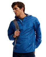 Holloway Men's Range Hooded Packable Quarter-Zip Jacket - Holloway 229554