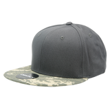 Decky 6 Panel High Profile Structured Camo Snapback | Decky 1047